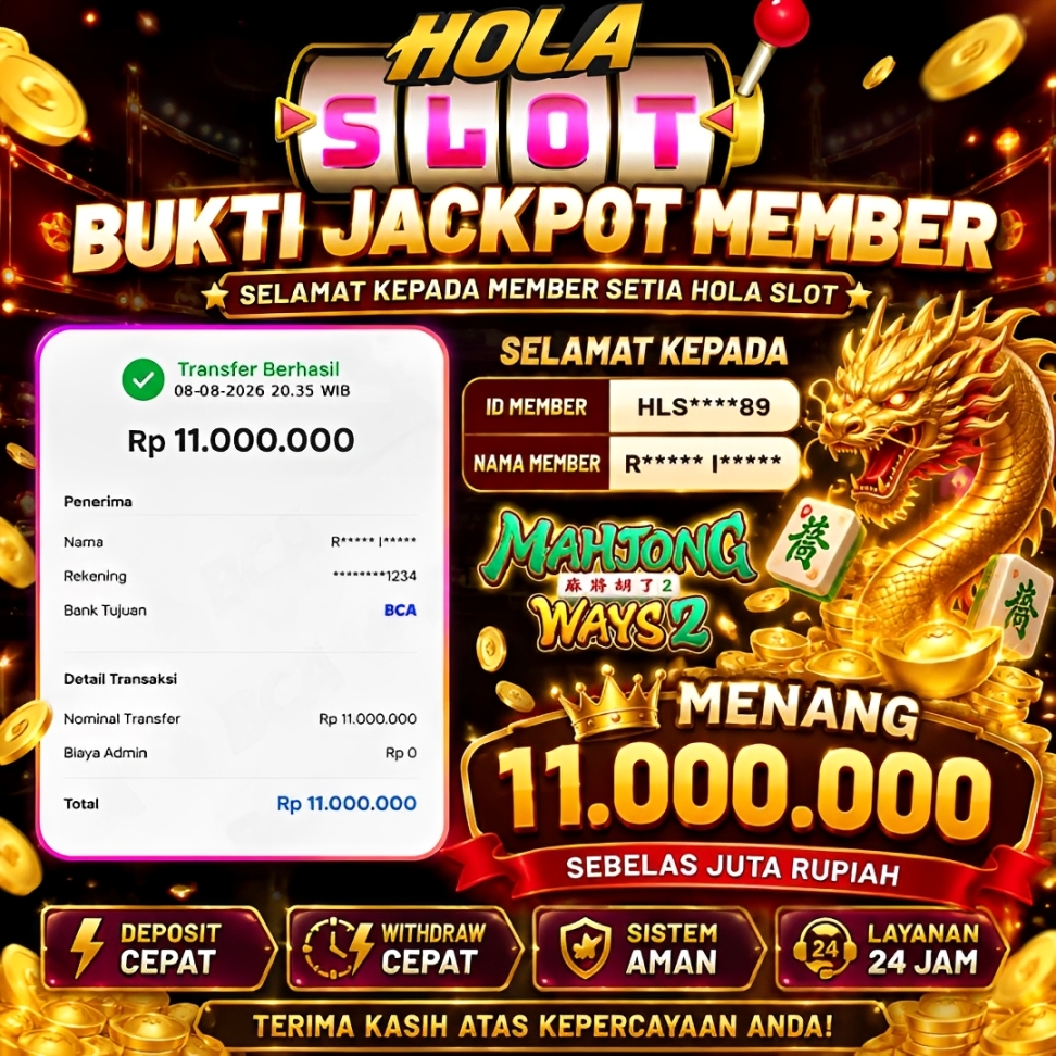 JACKPOT SLOT MAHJONG WAYS 2 08 AGUSTUS 2026