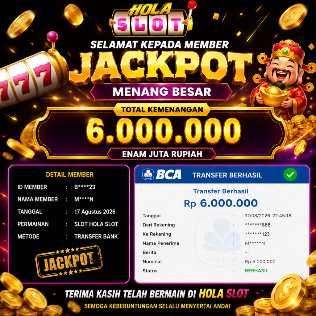 JACKPOT SLOT GATES OF OLYMPUS 19 AGUSTUS 2026